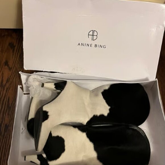 Anine Bing Mid-Calf Western Boots - Picture 4 of 9